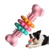 Dog Chew Toy Dog Bone Type  Dogs Teeth Cleaning Toys Indestructible TPR Bone Chewing Bite Resistant Teething Toys  Pet Products – Image 4