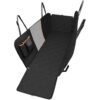 Dog Car Seat Cover View Mesh Pet Carrier Hammock Safety Protector Car Rear Back Seat Mat With Zipper And Pocket For Travel – Image 8