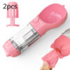 Gourde 3-en-1 pour Chien – Bouteille d’Eau Portable avec Gamelle et Distributeur de Sacs à Déjections – Image 10