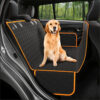 Dog Car Seat Cover View Mesh Pet Carrier Hammock Safety Protector Car Rear Back Seat Mat With Zipper And Pocket For Travel – Image 5