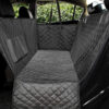 Dog Car Seat Cover View Mesh Pet Carrier Hammock Safety Protector Car Rear Back Seat Mat With Zipper And Pocket For Travel – Image 10